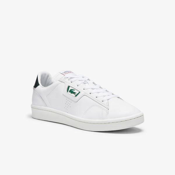 Lacoste Masters Classic Leather Sneakers Pánské - Tenisky Bílé | CZ-sBdbsh